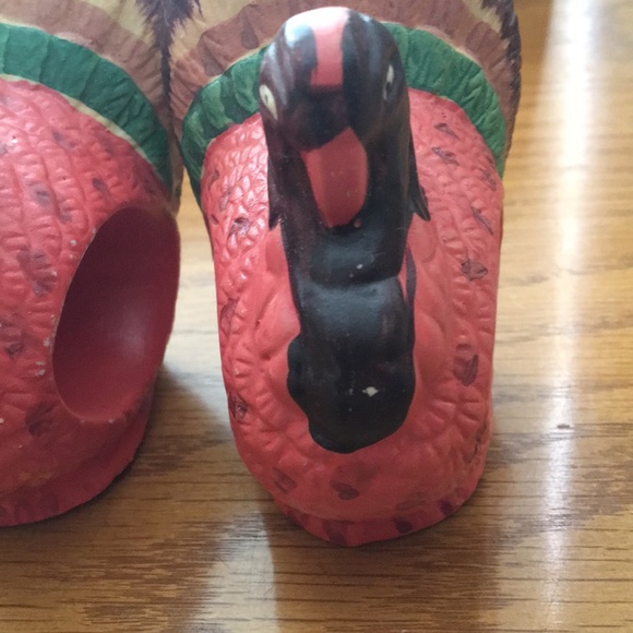 4 Turkey Ceramic Napkin Rings - Picture 8 of 10